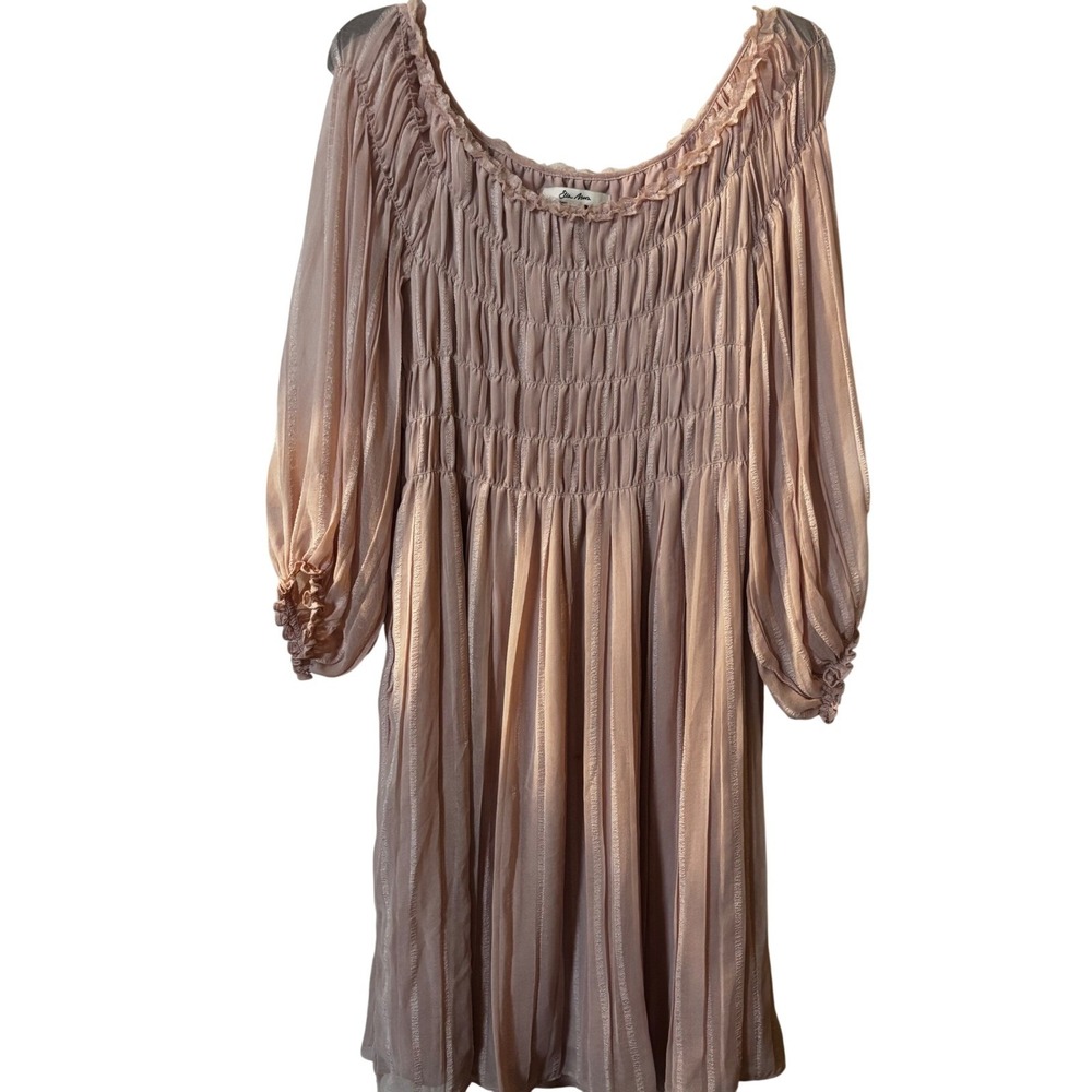 Ella Moon Women's Dress Sz XL 3/4 Sleeve Flutter Sleeve Lined‎